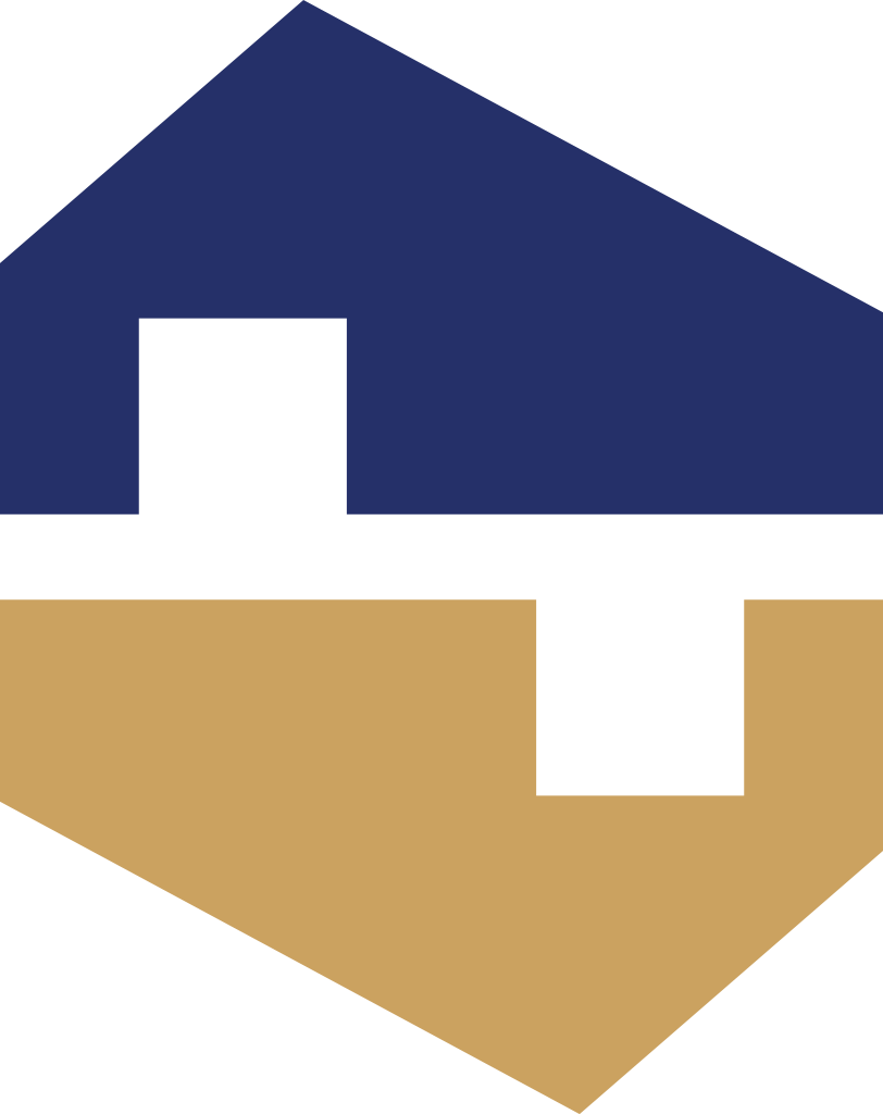The Royal Reverse mark: a navy house above its gold reflection